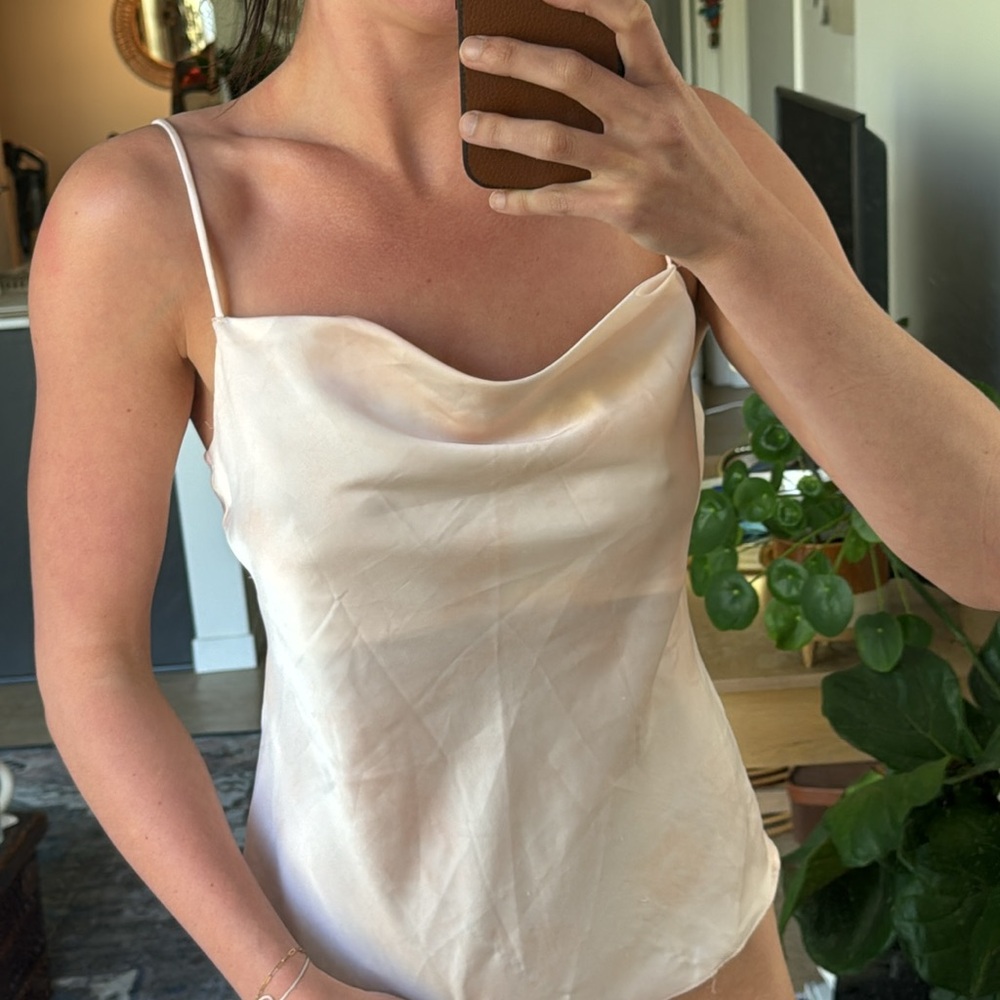 A&F silk tank